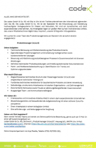 Ausschreibung Fliesenlegermeister/in - Produktmanager/in