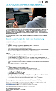 Ausschreibung Bauzeichner/in