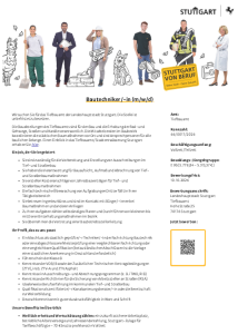 Ausschreibung Bautechniker/in